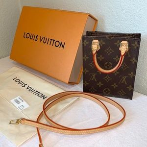 Louis Vuitton Petit Sac Plat Monogram Tote